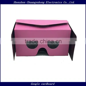 Custom Google Cardboard Foldabe 3D Glasses Virtual Reality Headset Mini VR Viewer for Samsung Xiaomi Smartphones thumbnail-5