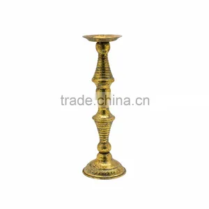 Elegant Classical Gold Tea Light Candle Holder thumbnail-2