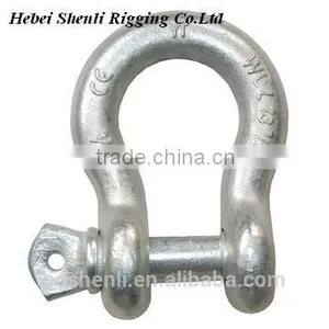 T8 Electric Galvanized Carbon Steel Bow Shackle thumbnail-4