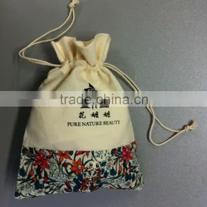 Organic Cotton Drawstring Bags/cotton Fabric Bag thumbnail-1