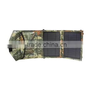 ShenZhen Factory Portable 7W Solar Charger, Full-certified Solar Foldable Charger For Mobile thumbnail-3