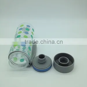 600ml Carry Strap BPA Free Flip up Hydration Sports Bottle With Decal thumbnail-4