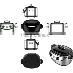 6quart 5L Electric Multi Cooker MC-600D With Slow Cookers Function thumbnail-2