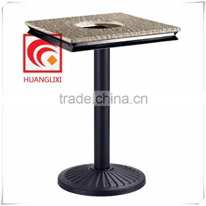 Coffee Room Black Table Leg, Foot Hotel Environmental Round Table, Table Legs, Composite Base thumbnail-4