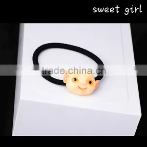 Kids and Lady Elastic Rubber Hair Bands ,Ponytail Holder Head Rope thumbnail-5