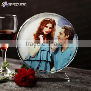 Wholesale Sublimation Crystal Wedding Decoration Gift Showpieces For Wedding Pictures thumbnail-6