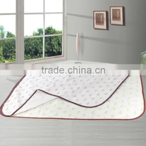 Bamboo Terry Cloth Printed Infant Baby Reusable Underpad / Changing Pad thumbnail-1