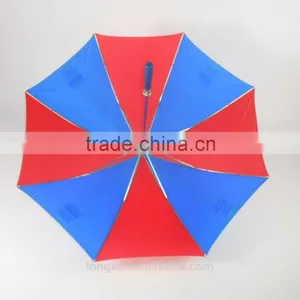 Promotional Golf Umbrella With Matched Color Handle Bright Colored Golf Umbrella thumbnail-2