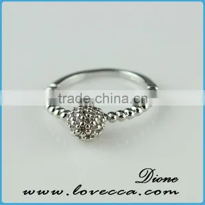 2015 New Arrival !!! High Quality Micropave cz Ring , Trendy Natural Diamond Ring ,CZ Ring for Wedding thumbnail-1