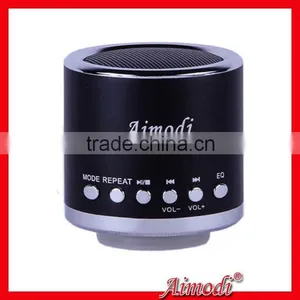 Super Bass Round Card Speaker Support FM Radio and MP3 Player thumbnail-2