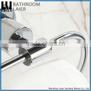 Customized Popular Unique Design Zinc Alloy Chrome Finishing Bathroom Sanitary Items Wall Mounted Toilet Paper Holder thumbnail-4