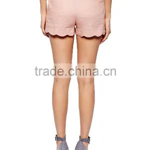 China Supplier Wholesale Top Quality Girls Pink High Waisted Shorts Sexy Ladies Fashion Short Pants thumbnail-4