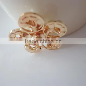 Cheap Fashion Wedding Flower Decoration Rhinestone Button With Plastic Oearl for T-shirt thumbnail-3