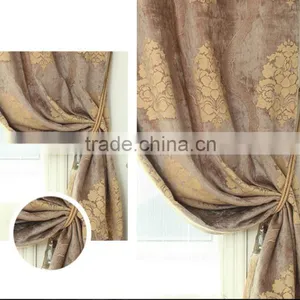 Wholesale Price Home Taxtile Factory Supply Elegant Design Jacquard Curtain Fabric thumbnail-3