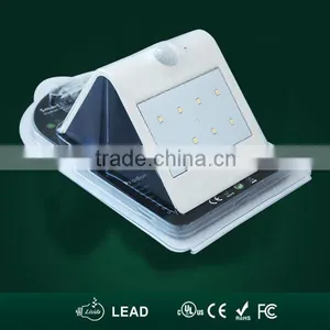 IP65 Waterproof SMD2835 Led Solar Led Wall Light Outdoor Landscape Decoration Unique Patent Design thumbnail-1