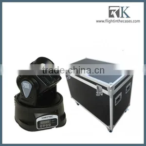 15W LED RGB Stage Light Mini DJ LED Spot Gobos Moving Head Light Case thumbnail-1