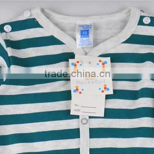 High Quality Lovely Newborn Infant Long Sleeve Wholesale Baby Snap Crotch Bodysuit Baby Clothes thumbnail-2