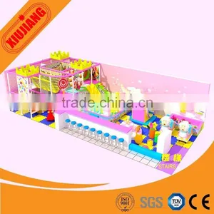Safe Kids Indoor Play Structure Plastic Playground For Sale thumbnail-1