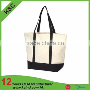 Popular Logo Printing Handled Canvas Shopping Bag thumbnail-6
