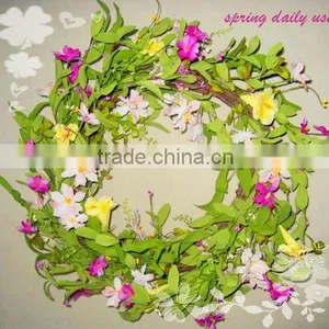 Spring Artificial Decorative Flowers Wreaths thumbnail-1