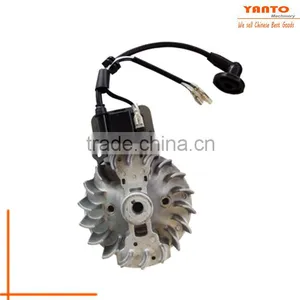 High Quality Magneto Flywheel and Ignition Module Coil for 1E36F-2/TL33 Gasoline Engine thumbnail-1