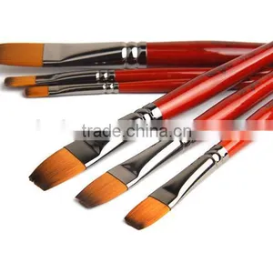 BGN-3226 Bergino Professional Flat Shape Nylon Synthetic Artist Brush in Stock thumbnail-3
