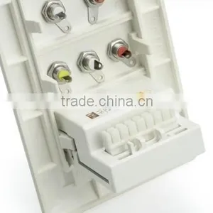 Multiple A/V Modules Outlets Gang Frame thumbnail-3