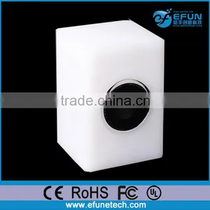 1 Channel Active Mini Special Feature Wireless Led Cube Bluetooth Speaker thumbnail-2