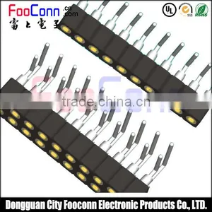 SINGLE DUAL ROW 2.0MM MACHINED FEMALE HEADER CONNECTOR thumbnail-1