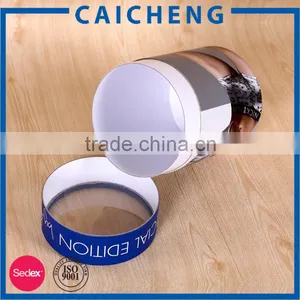 Custom Cylinder Cardboard T-shirt Packaging Box thumbnail-3