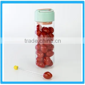 New Arrival Plastic Bottle Fruit Infuser Cups Food Grade Water Bottle thumbnail-3