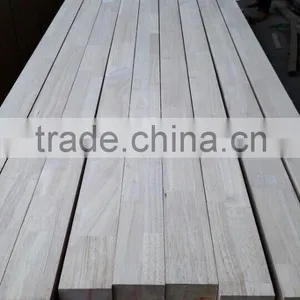 Rubber Wood Finger Joint Panel for Stairs Treads/rubber Squares for Window Scantlings thumbnail-6