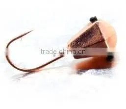 Bolt Head With Hole Ice Jigging Lures thumbnail-1