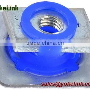 Galvanized Channel Nut With Plastic Wing For Solar Mounting System M8,M10,M12 thumbnail-4