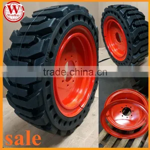 Solid Skid Steer Tires 12-16.5 for Jlg Genie Bobcat Lifts Loader thumbnail-1