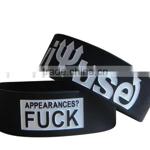 Wholesale Custom Logo Print Plastic Wristbands thumbnail-1