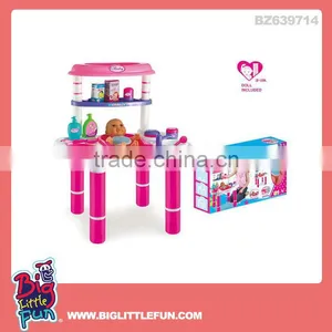 Pretend Play Set Baby Shower Doll Game Toy thumbnail-1