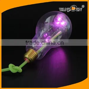 New Style Large Capacity PET 700ml Light Bulb Shape Bottles With or Without LED Light thumbnail-5