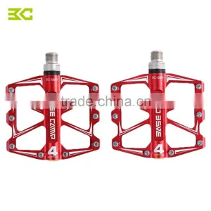 2PCS BC - 688 Mountain Bike Bicycle Pedal MTB Flat Pedals Aluminum Alloy 4 Ball Bearings Ultralight Bicycle Accessory Parts thumbnail-1