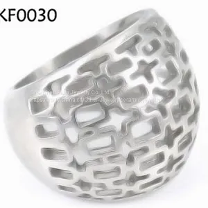 High Polished Titanium Spinner Men Wedding Rings With Plating thumbnail-3
