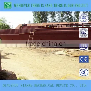 70cbm River Sand Hopper Transporter Barge for Sale thumbnail-1