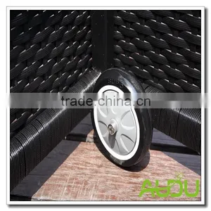 Philadelphia Patio Outdoor Wicker Lounger thumbnail-5