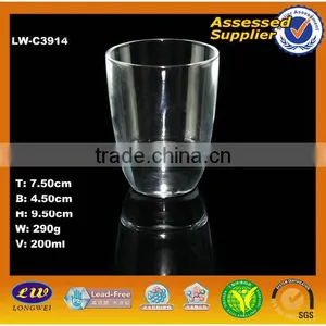 Glassware Tumbler/Carved Glass Cup/Thick Bottom Glass Tumbler thumbnail-1