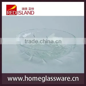 8 Inch Fresh Fruit Salad Glass Plate thumbnail-3