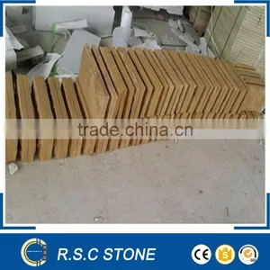 Good Quality of Natural Yellow Sandstone Block for Wall Decorating thumbnail-1