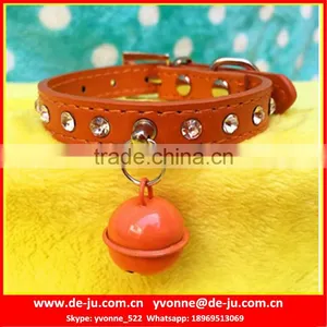 Leather Dog Collar Pet Necklets thumbnail-1
