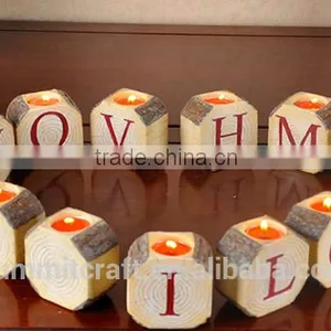 Resin Letter Candle Holders Party Decoration Decorations Wedding thumbnail-1