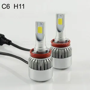Led Headlight C6 h8 h9 H10 H11 Cob 30W/Bulb 60W/Set 6400lm/set LED Headlight Bulbs Hi/Lo Led Car Headlight Headlamp thumbnail-4
