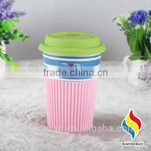 Wholesale Custom Printing Thermos Ceramic Coffee Mug thumbnail-5