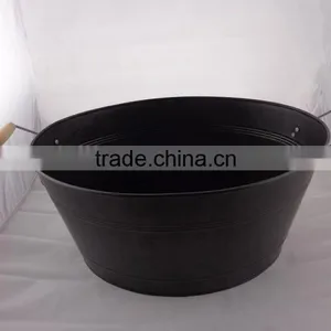 Large Party Tub, Galvanized, Metal thumbnail-2